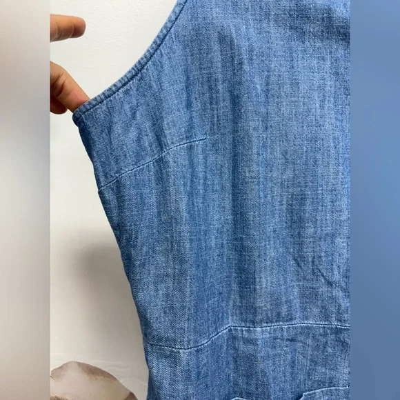 Old Navy Blue Denim Midi Dress - Picture 6 of 16